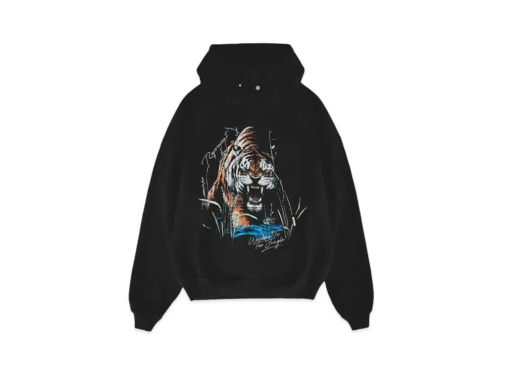 REPRESENT Welcome To The Jungle Hoodie "Off Black"
