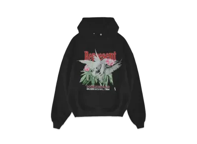 REPRESENT Double Distilled Hoodie "Off Black"