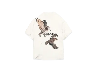 REPRESENT Birds Of Prey T-Shirt "Flat White"