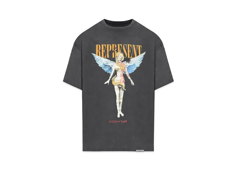 REPRESENT Higher Truth T-Shirt "Aged Black"