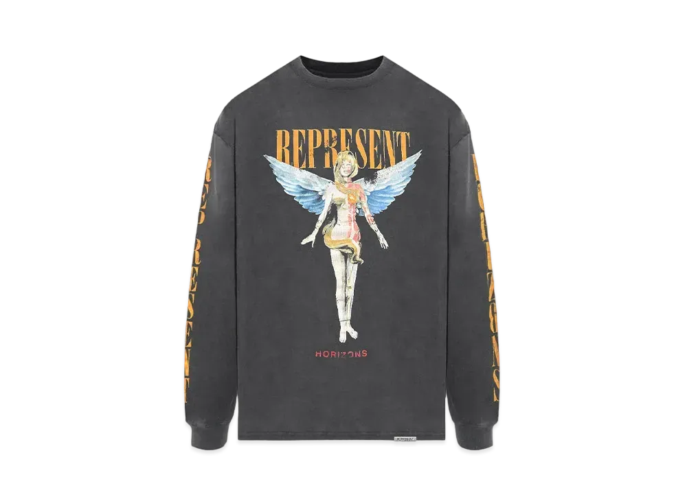 REPRESENT Reborn T-Shirt "Aged Black"