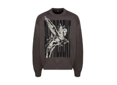 REPRESENT Boucle Textured Knit Polo "Truffle"