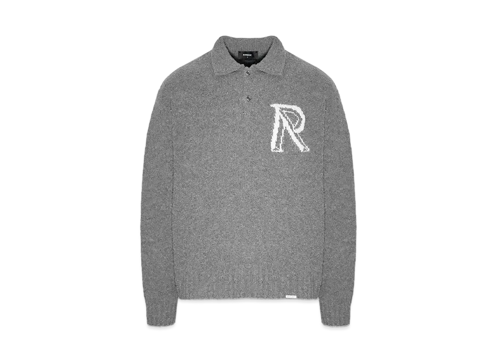 REPRESENT Initial Boucle Polo "Grey"