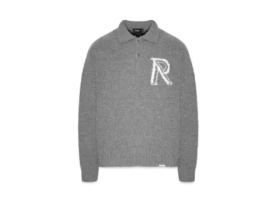 REPRESENT Initial Boucle Polo "Grey"
