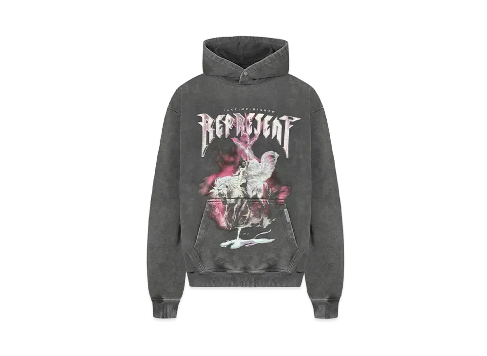 REPRESENT Take Me Higher Hoodie "Vintage Grey"