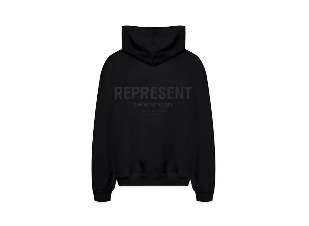 REPRESENT Owners Club Hoodie "Black/Refrective"