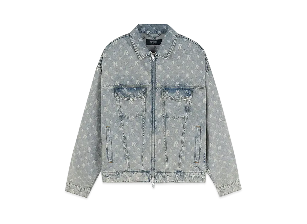 REPRESENT Monogram Denim Jacket "Stonewash"