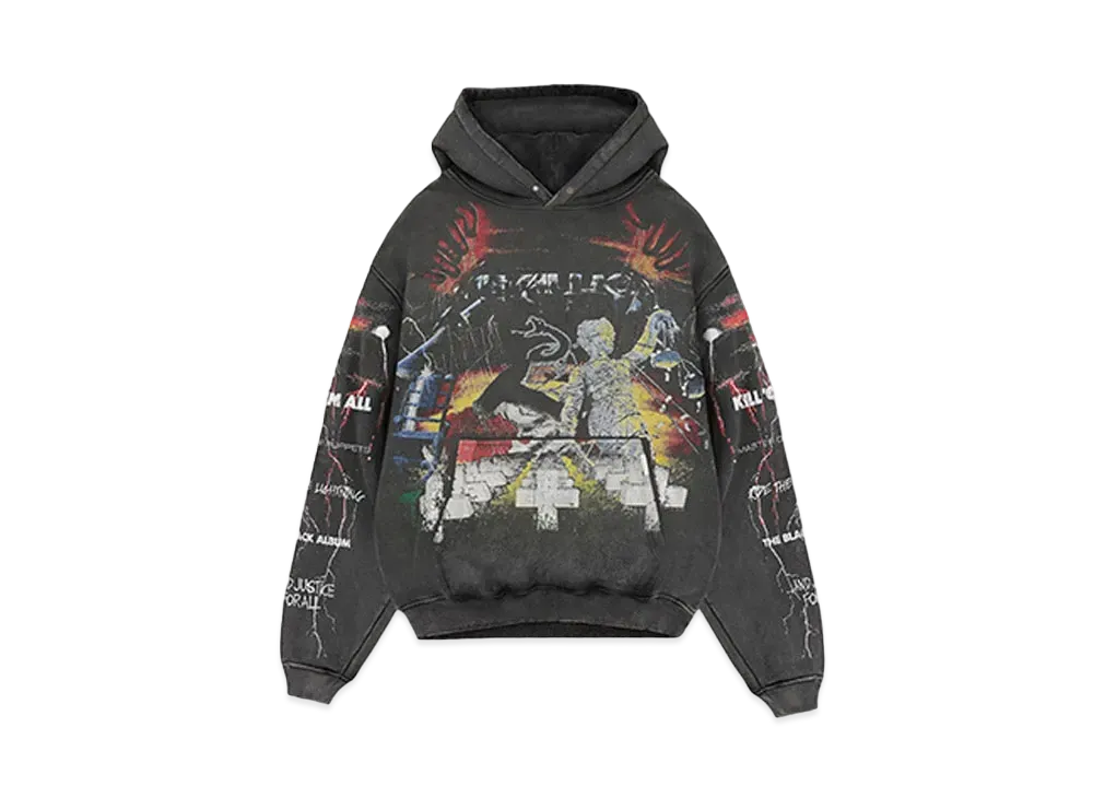 REPRESENT x METALLICA Master Of Puppets Hoodie "Vintage Grey"
