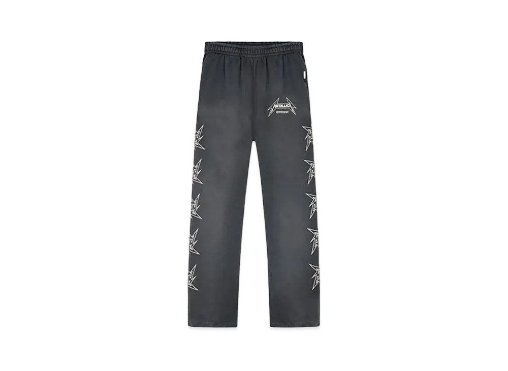 REPRESENT x METALLICA Local Crew Sweatpant "Stained Black"