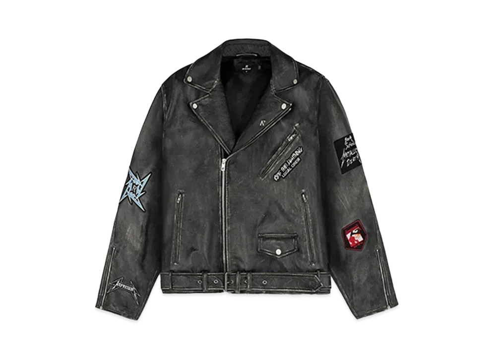 REPRESENT x METALLICA Leather Jacket "Black"