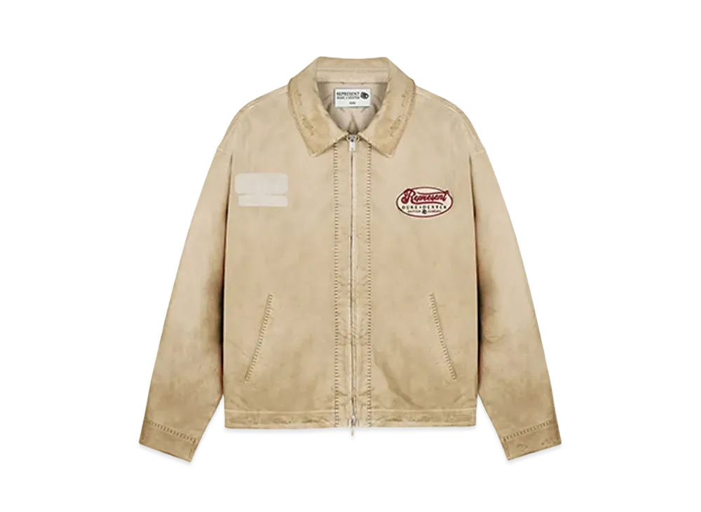 REPRESENT x DUKE + DEXTER Multi Patch Carpenter Jacket "Sand"