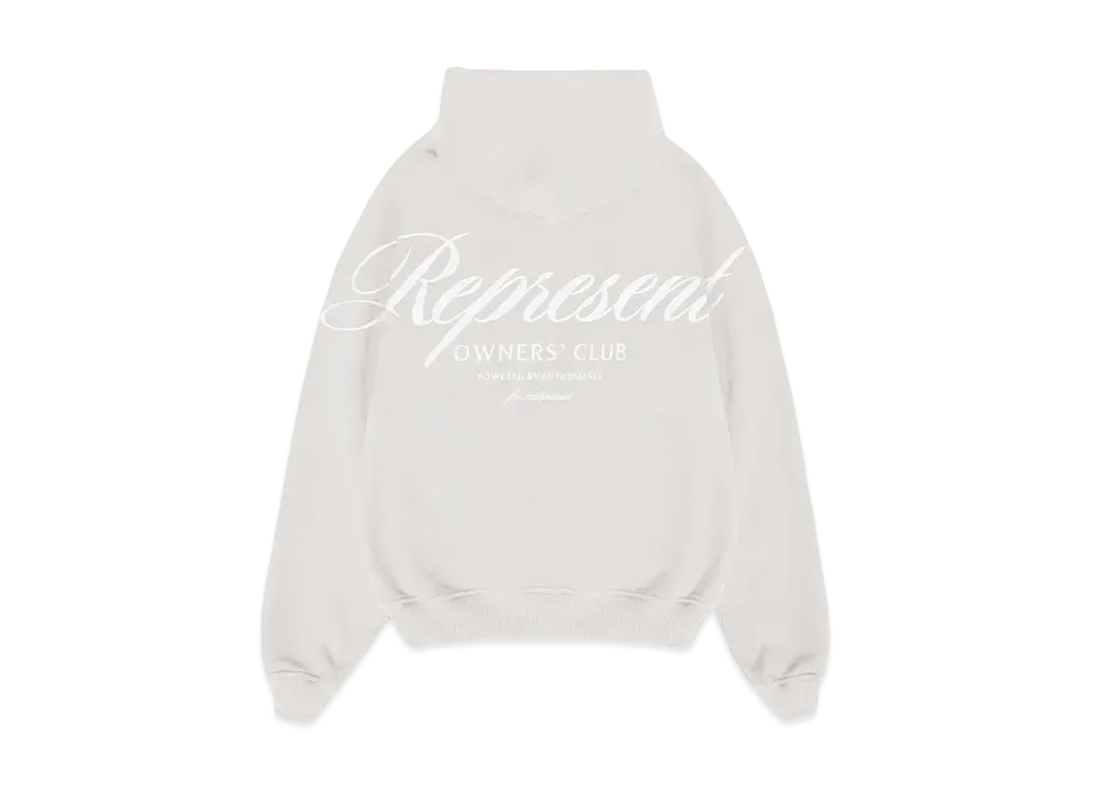 REPRESENT x Ounass Owners Club Script Hoodie "Rock"