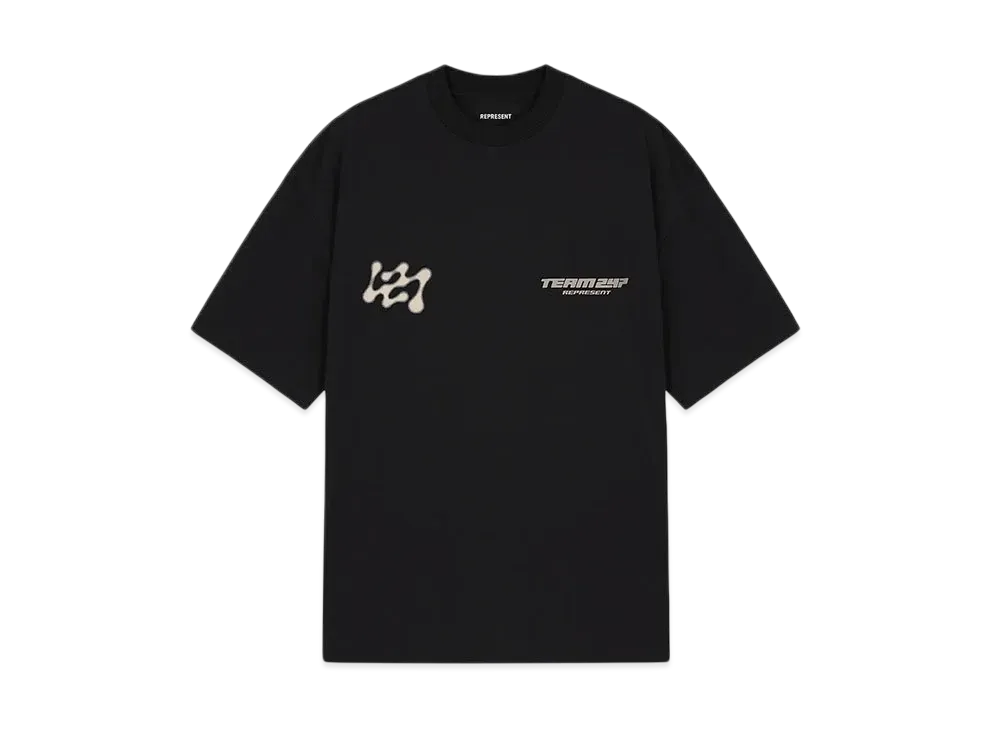 REPRESENT 247 Future Terrains Oversized T-Shirt "Black"