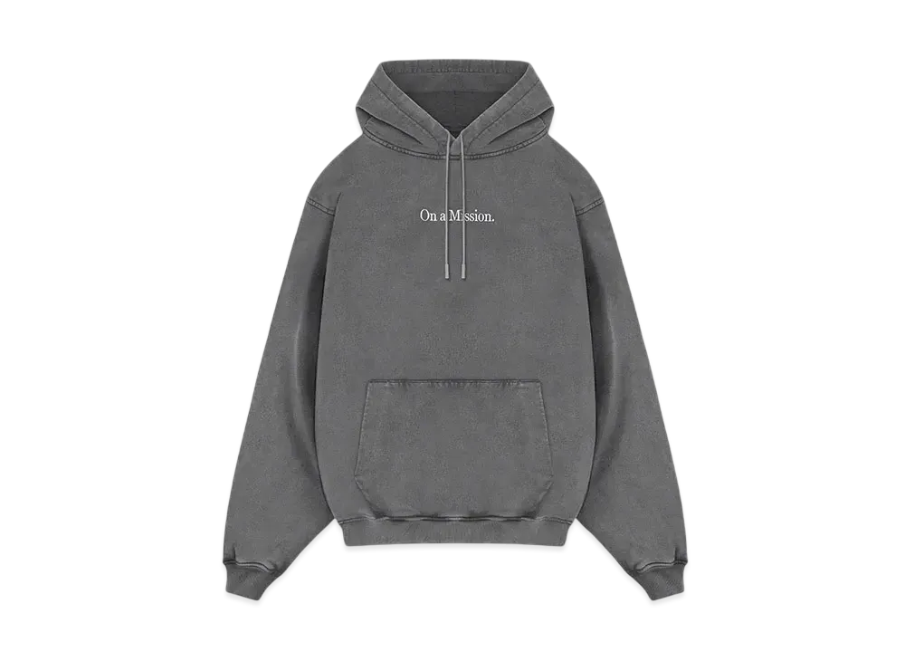 REPRESENT 247 On A Mission Hoodie "Aged Black"