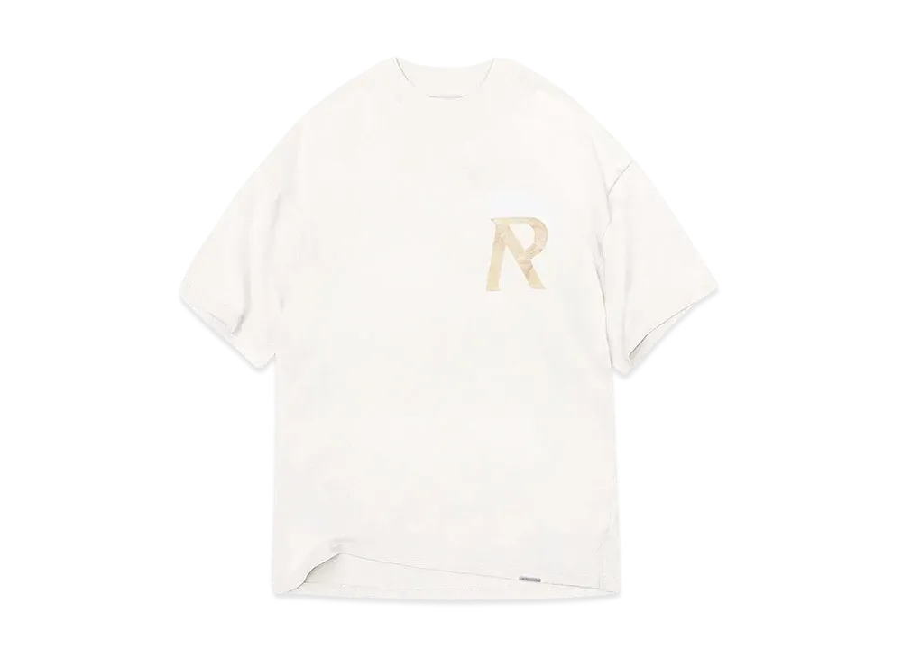 REPRESENT Masking Tape Initial T-Shirt "Flat White"