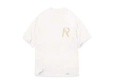 REPRESENT Masking Tape Initial T-Shirt "Flat White"