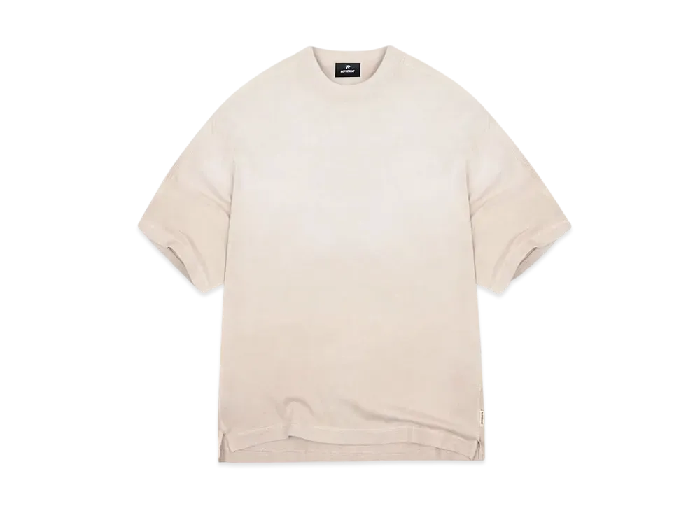 REPRESENT Stepped Hem T-Shirt "Oat"