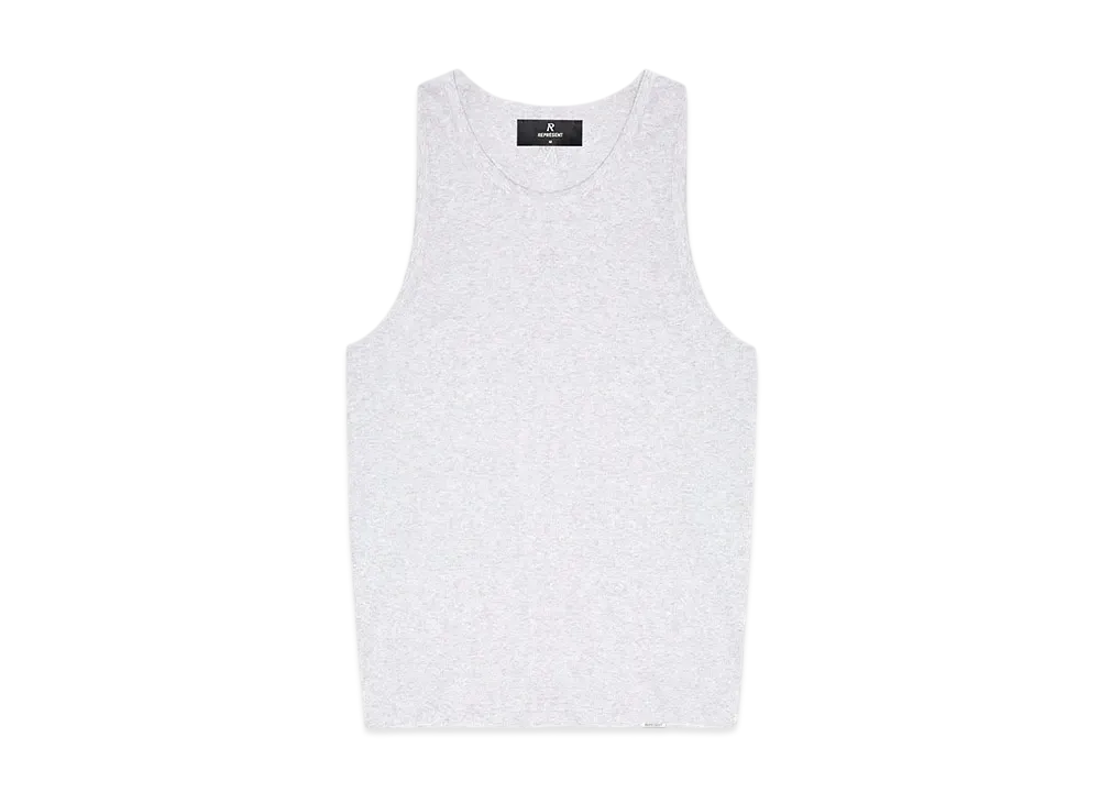 REPRESENT Initial Rib Vest "Ice Grey Marl"