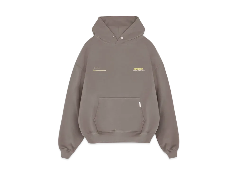 REPRESENT Patron Of The Club Hoodie "Washed Olive"