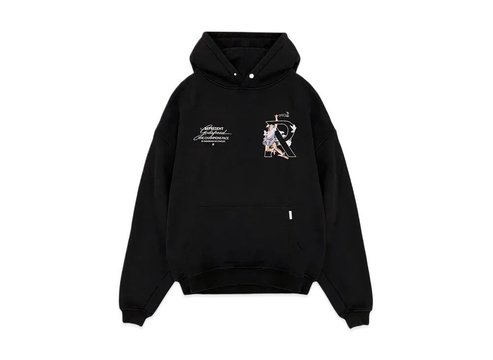 REPRESENT Hermes Hoodie "Jet Black"