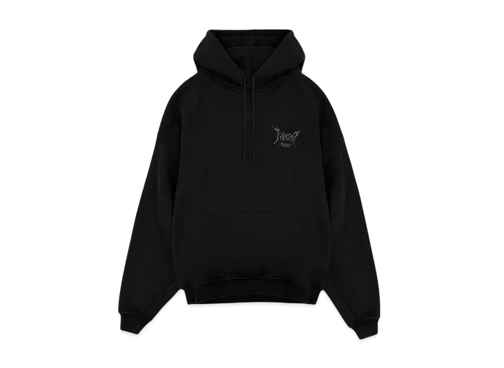 REPRESENT Team 247 x End Oversized Hoodie "Jet Black"