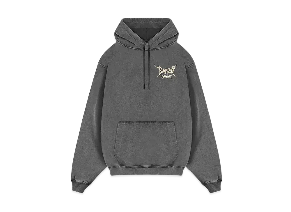 REPRESENT Team 247 x End Oversized Hoodie "Washed Grey"