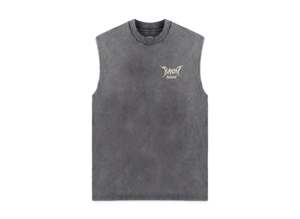 REPRESENT Team 247 x End Oversized Tank "Washed Grey"