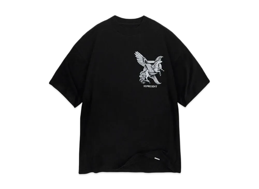 REPRESENT Elegance In Motion T-Shirt "Jet Black"