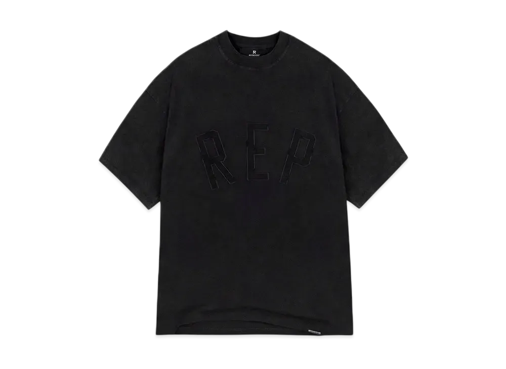 REPRESENT Rep Applique T-Shirt "Off Black"