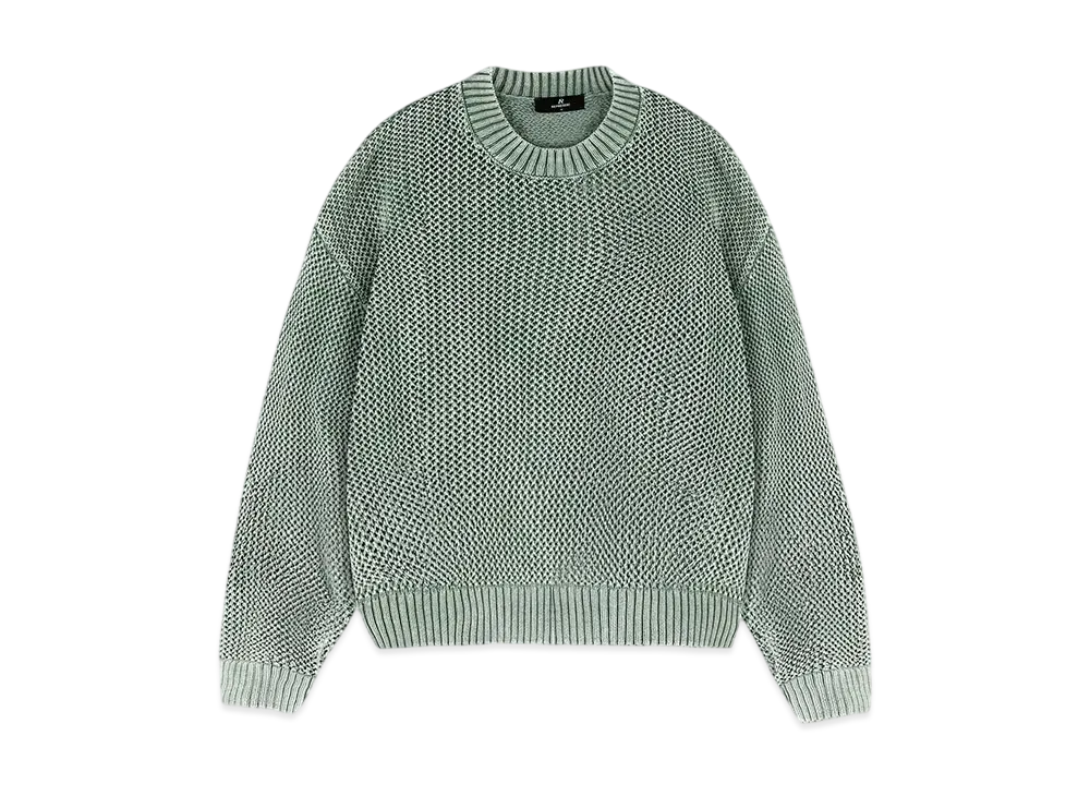 REPRESENT Open Gauge Knit Sweater "forest green"