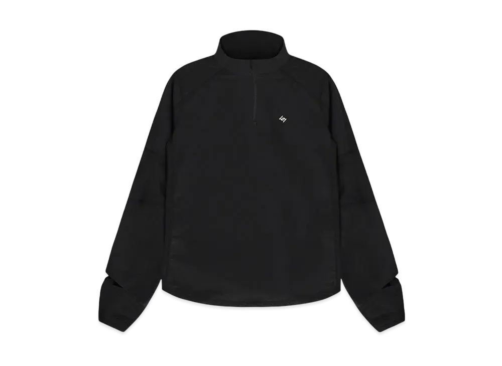 REPRESENT 247 Run Quarter Zip "Jet Black"