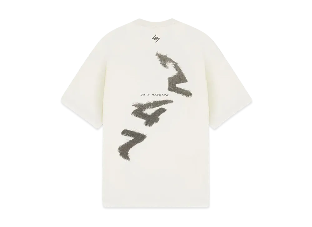 REPRESENT 247 Motion Oversized T-Shirt "Flat White"