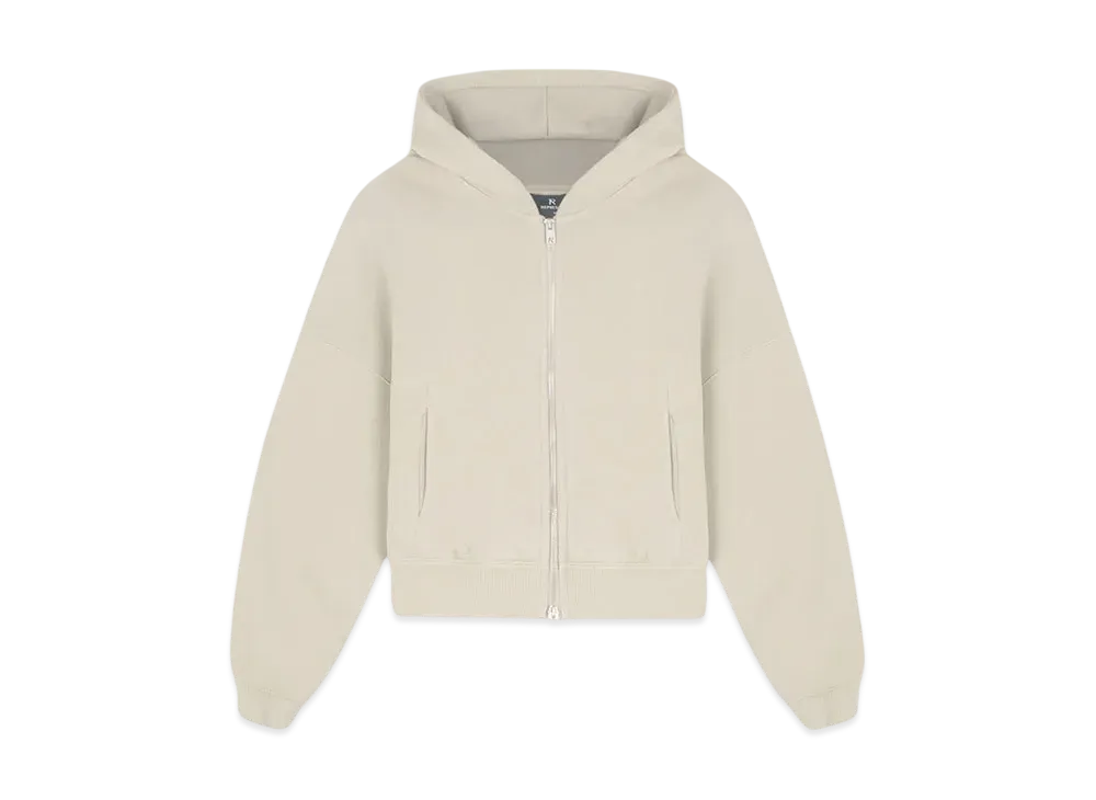 REPRESENT Initial Oversized Crop Hoodie "Storm"