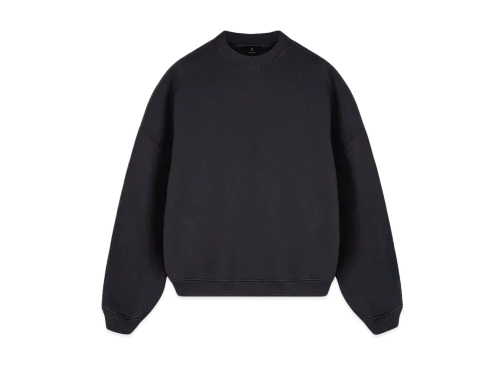 REPRESENT Initial V Notch Sweater "Washed Black"
