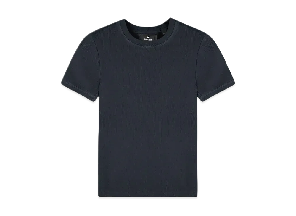 REPRESENT Initial Rib Baby T-Shirt "Washed Black"
