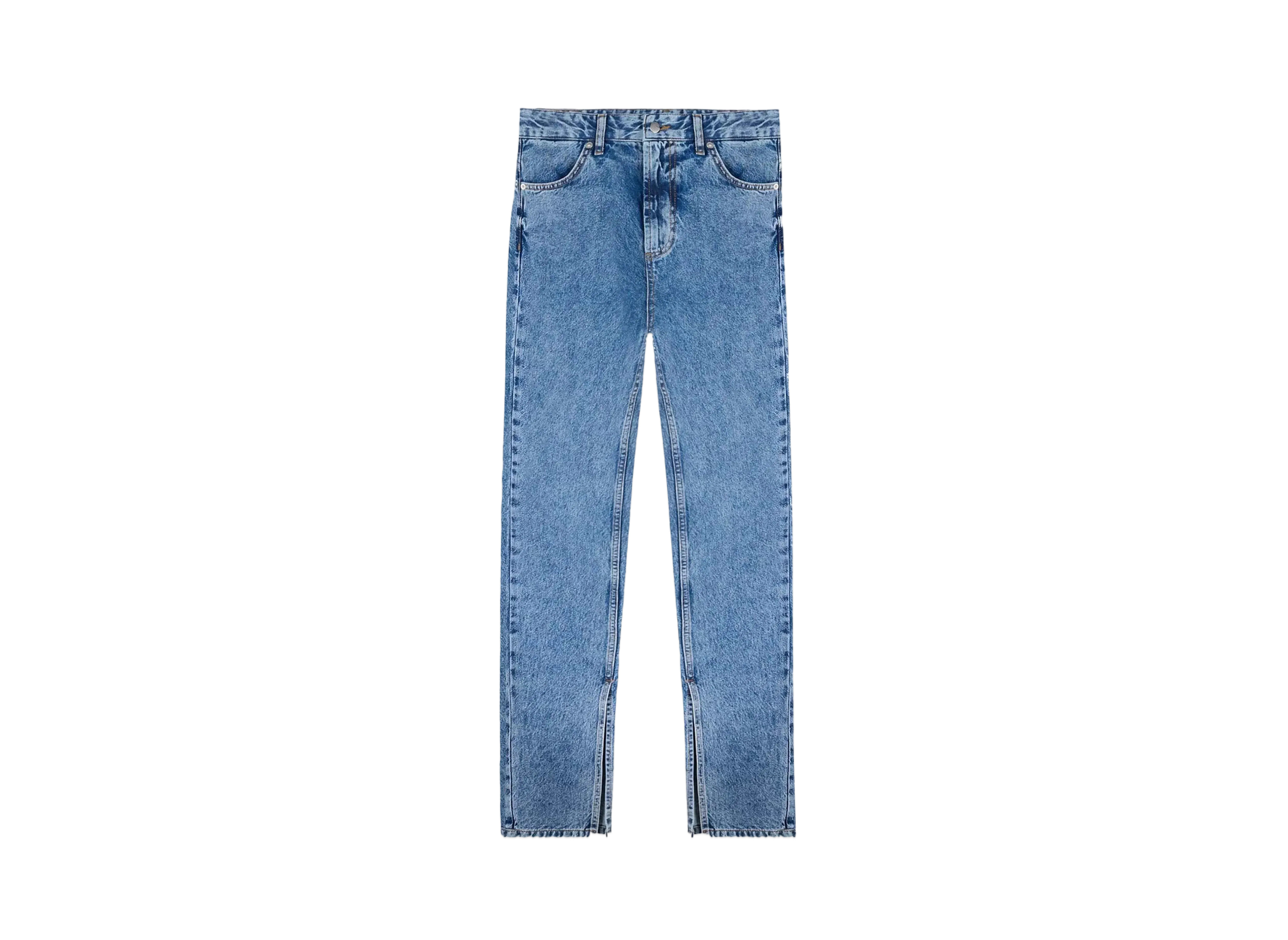 REPRESENT Split Hem Straight Jean "Washed Blue"