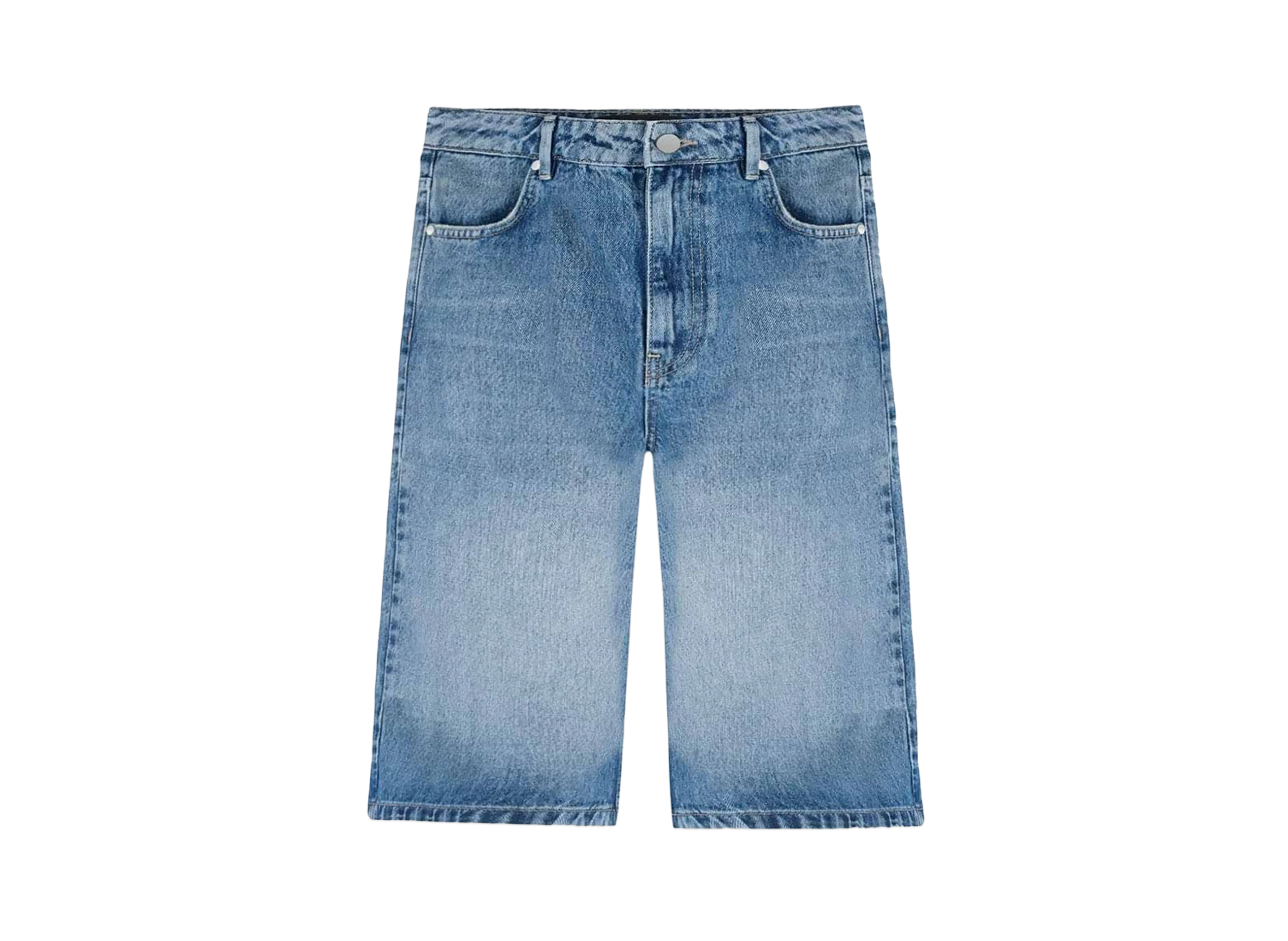 REPRESENT Denim Bermuda Short "Washed Blue"