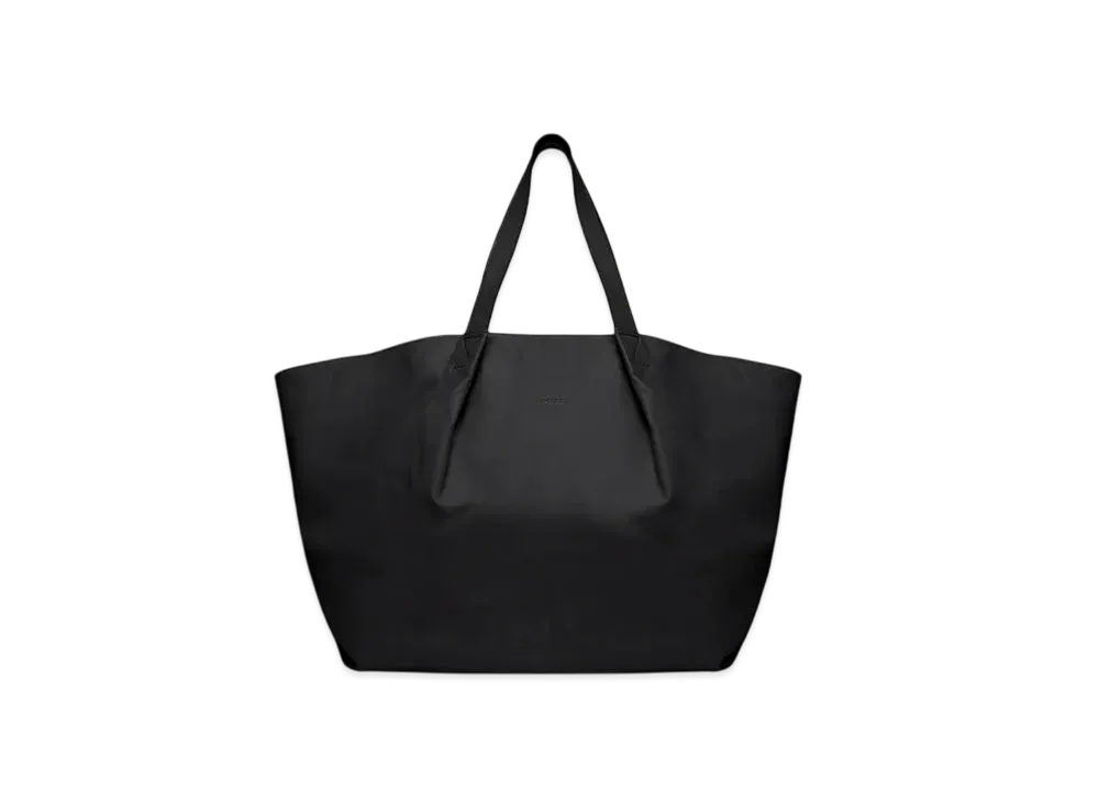 REPRESENT Leather Pleat Large Tote "Jet Black"