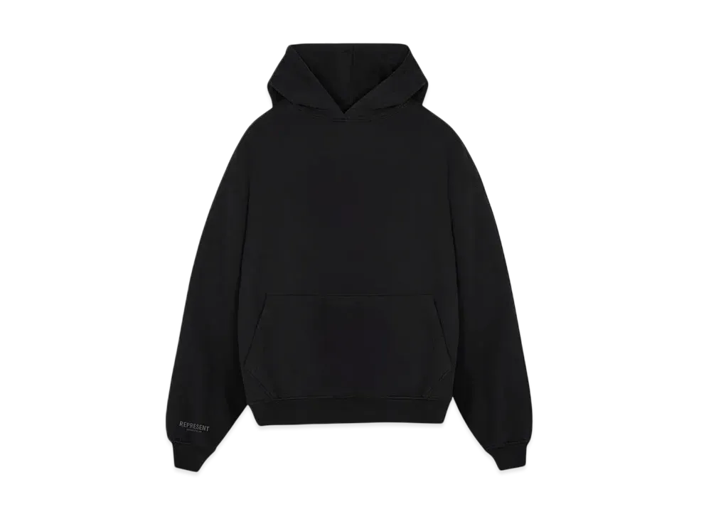 REPRESENT Owners Club Boyfriend Hoodie "Jet Black"