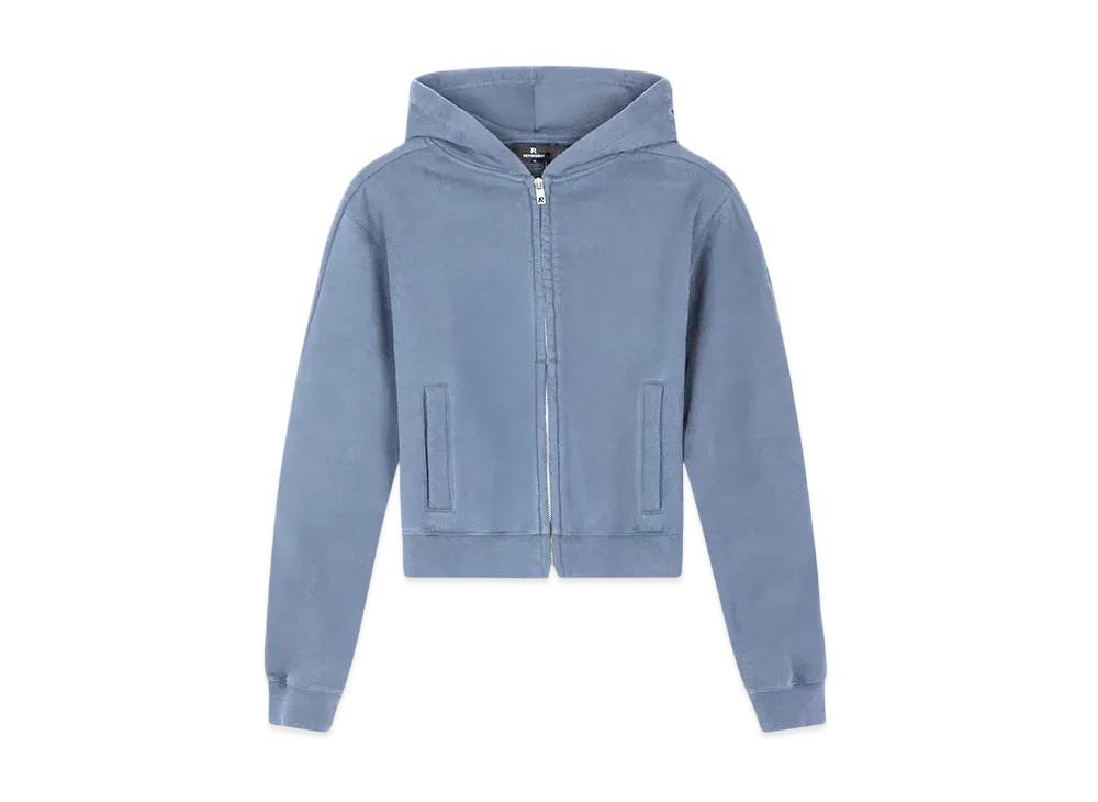 REPRESENT Owners Club Slim Zip Hoodie "Steel Blue"