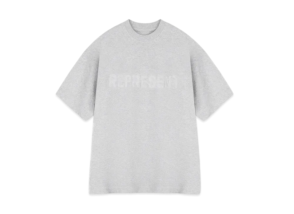 REPRESENT Owners Club Boyfriend T-Shirt "Grey Marl"