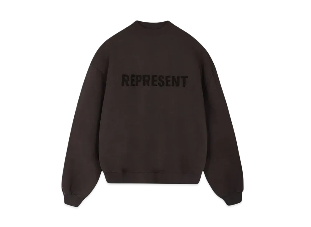 REPRESENT Owners Club Sweater "Black Coffee"
