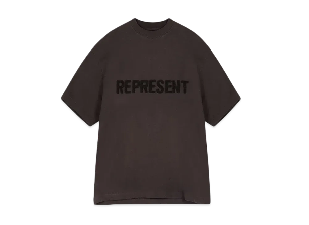 REPRESENT Owners Club Boyfriend T-Shirt "Black Coffee"