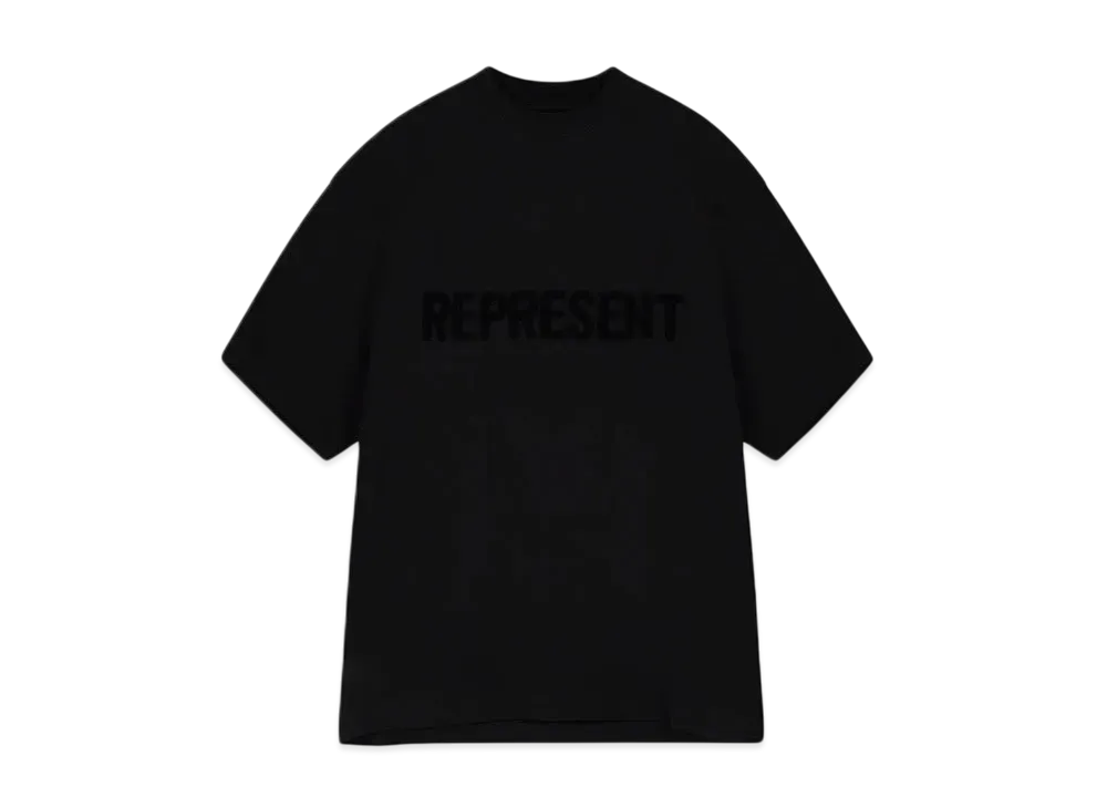 REPRESENT Owners Club Boyfriend T-Shirt "Jet Black"