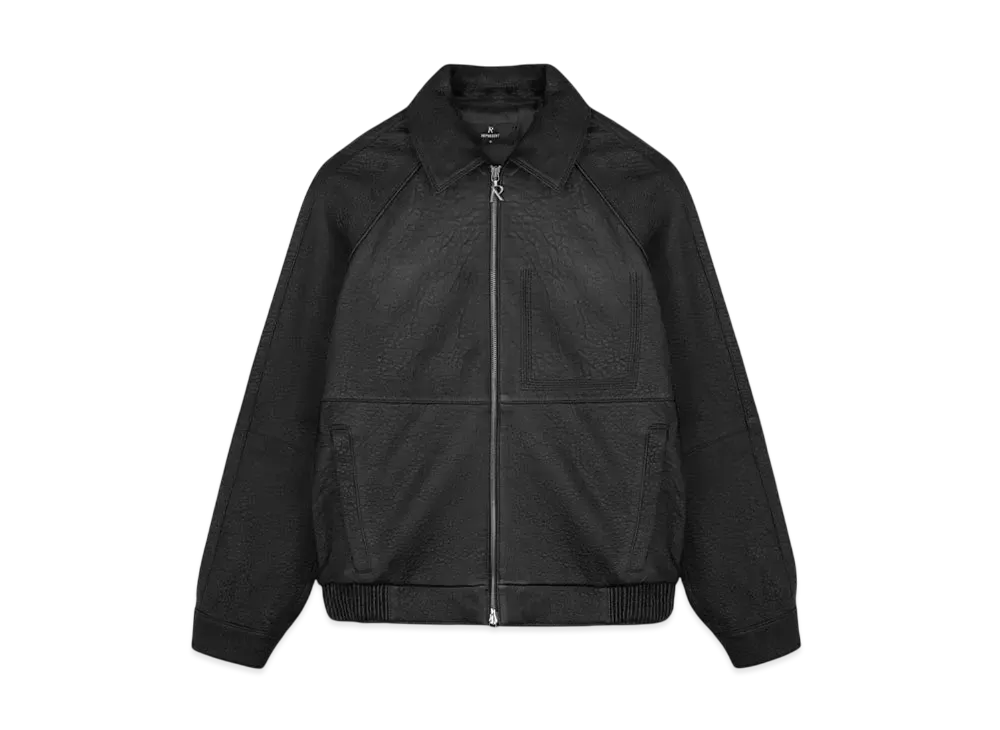 REPRESENT Overdrive Leather Jacket "Black"
