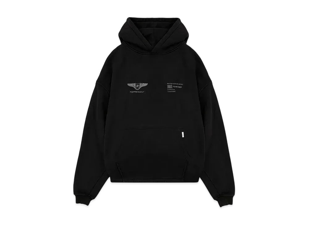 REPRESENT Team Rep Hoodie "Black"