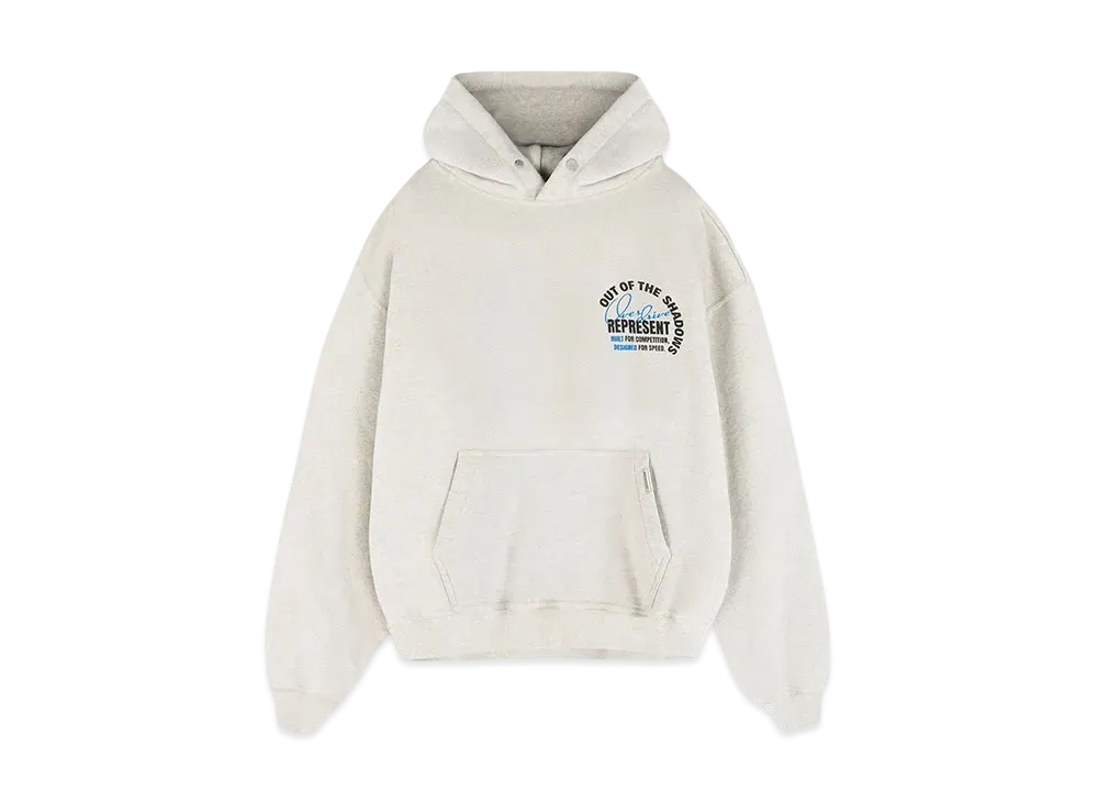 REPRESENT Out Of The Shadows Hoodie "Cream Marl"