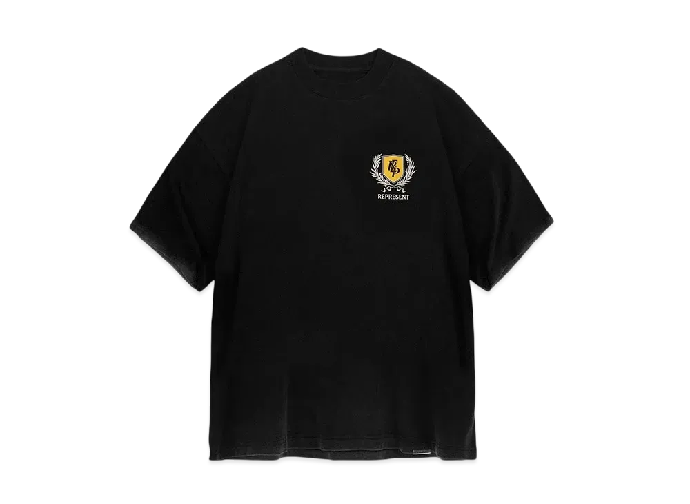 REPRESENT Crest T-Shirt "Vintage Black"