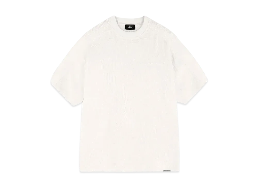 REPRESENT Waffle T-Shirt "Flat White"