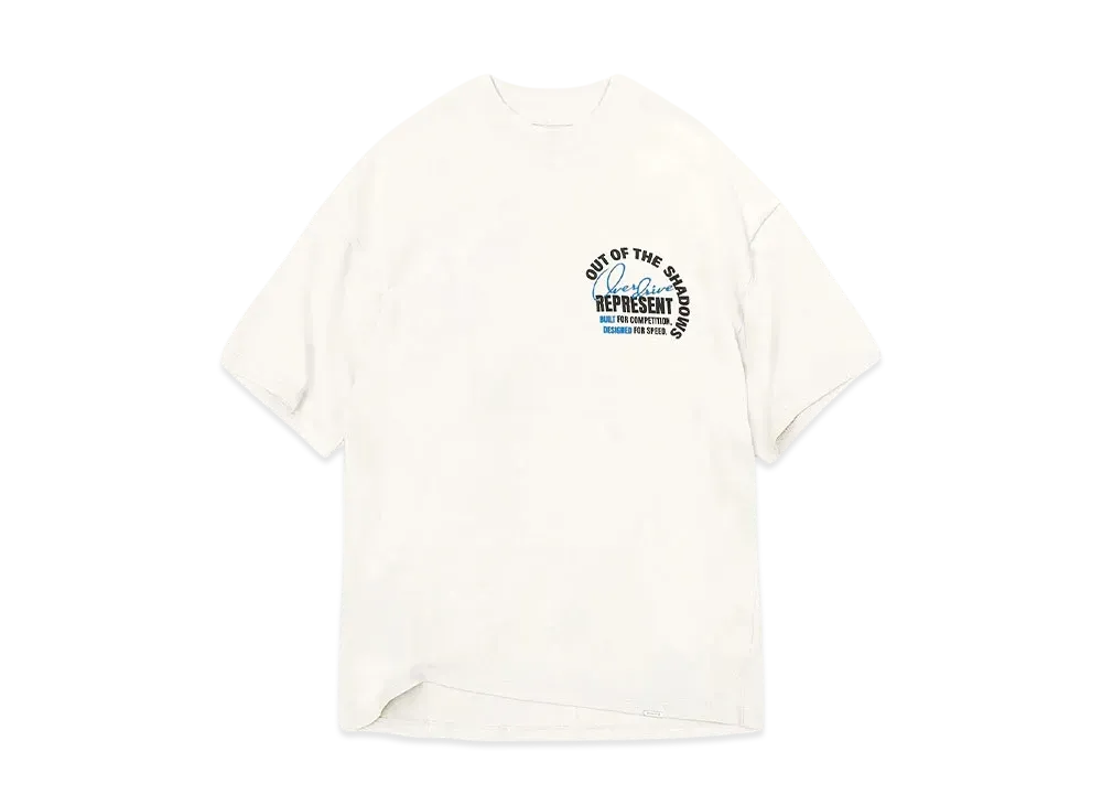 REPRESENT Out Of The Shadows T-Shirt "Flat White"